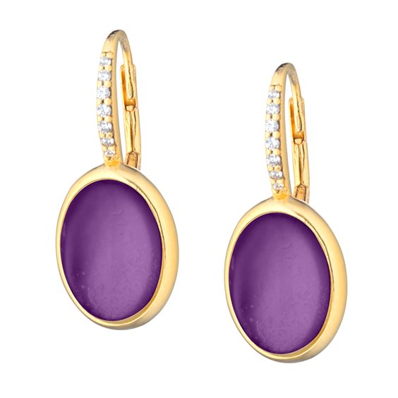 Pendientes Marcello Pane Mujer in Plata ORGM 049 VIOLA - ORGM 049 VIOLA